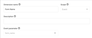 GA4 Custom Definition adding Form Name to be used in reports